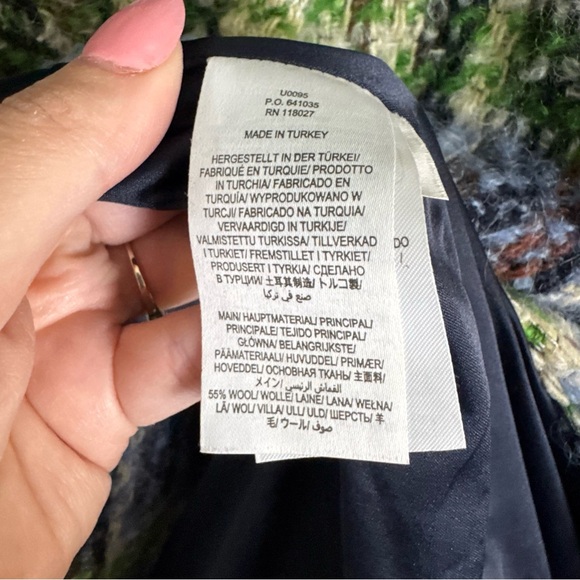 Boden textured tweed wool button down coat - Picture 5 of 7